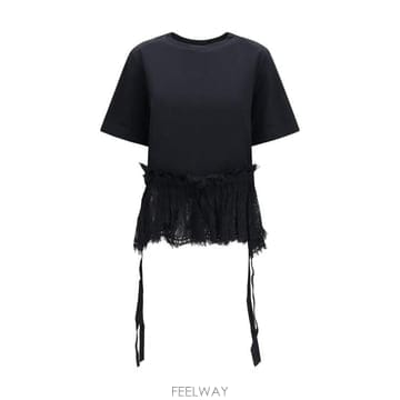 Alexander Mcqueen 26FW �˷���� ���� ���� Ƽ���� A000L5QLAEZ 1000 BLACK26FW �˷���� ���� ���� Ƽ���� A000L5QLAEZ 1000 BLACK