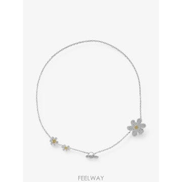 26 FW 마르니 데이지 크리스털 장식 플라워 네크리스 COMV0628A0P6527 TP455143819