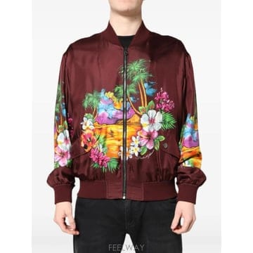 26 FW 돌체앤가바나 tropical print silk jacket JKT41423 TP459229617