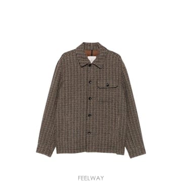 26 FW 몽클레어 노르폴 체크 패딩 재킷 L20911G00035N1026 TP459297327