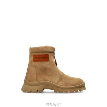 26 FW 디스퀘어드2 로고 패치 스웨이드 부츠 ABM018123809228 TP457778080