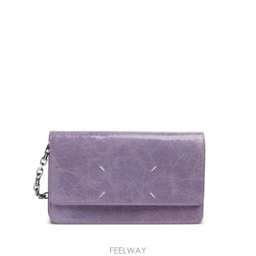 26 FW 메종마르지엘라 크랙 레더 화이트 포 스티치 지갑 SA3UI0008P9227 TP455740559