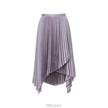 26 FW 보스 비대칭 플리츠 스커트 50558807 TP459190605
