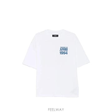 26 FW 아미리 로고 프린트 티셔츠 AMTOJR1160 TP454462500