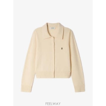 26 FW 산드로 폴로 칼라 긴소매 가디건 SFPCA01281 TP454729118