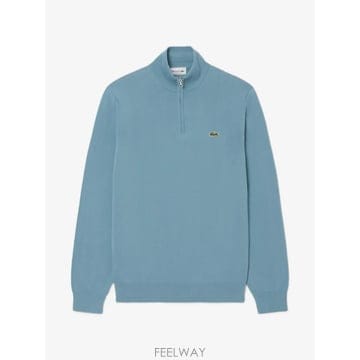 26 FW 라코스테 zipped high neck cotton sweater AH1980 TP45943127