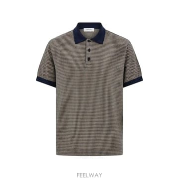 26 FW 페라가모 패턴 반소매 폴로 셔츠 795893 TP454942671