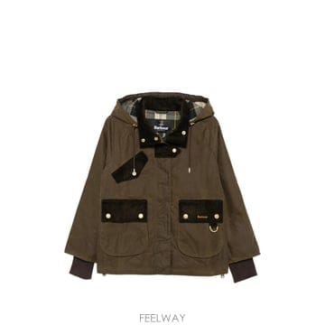 인더샵 Barbour 바버 그린 자켓