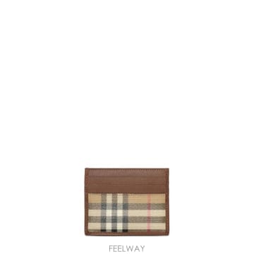 인더샵 BURBERRY 버버리 체크 베이지 카드 지갑