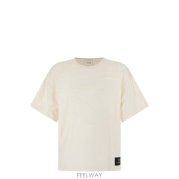 인더샵 Y-3 와이쓰리 화이트 반팔 티셔츠
