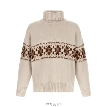 인더샵 Kiton 키톤 화이트 니트