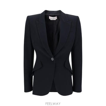 인더샵 Alexander McQUEEN 알렉산더 맥퀸 블랙 테일러드 자켓