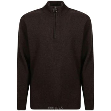 인더샵 Barbour 바버 브라운 니트