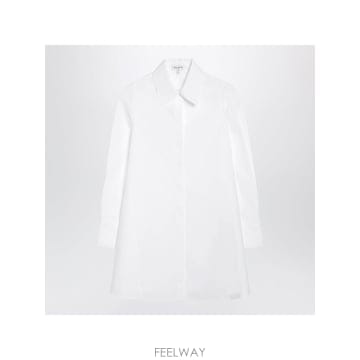 인더샵 ALAIA 알라이아 화이트 롱 드레스