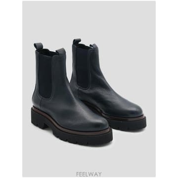 인더샵 Kiton 키톤 네이비 첼시 부츠