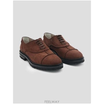 인더샵 Kiton 키톤 브라운 레이스업 슈즈