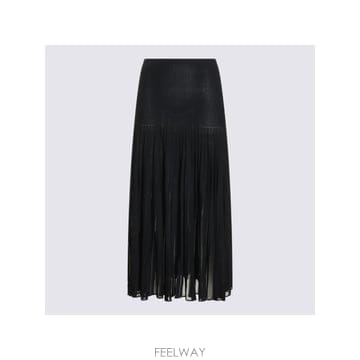 인더샵 ALAIA 알라이아 블랙 스커트
