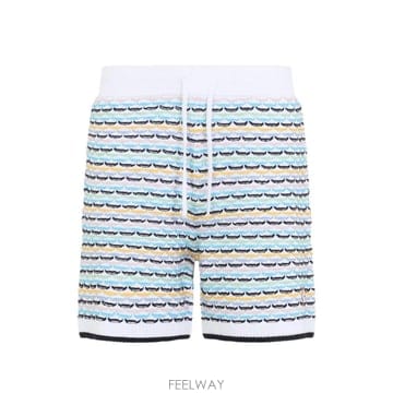 26 FW 카사블랑카 그래픽 프린트 드로스트링 버뮤다 쇼츠 MPF26KW121001 TP458949065