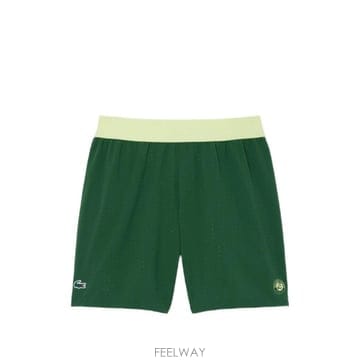 26 FW 라코스테 X 롤랑 가로스 퍼포레이티드 쇼츠 GH0336 TP456419319