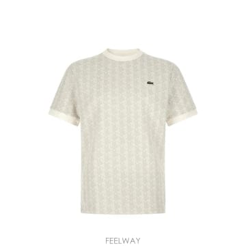 26 FW 라코스테 모노그램 자카드 티셔츠 TH1197 TP458948515