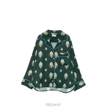 26 FW 산드로 페이즐리 프린트 긴소매 셔츠 SFPCM01747 TP455619499