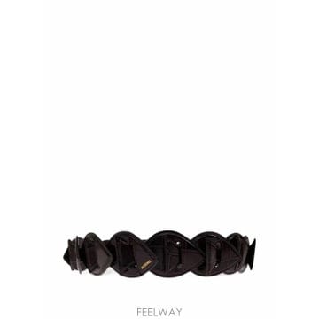 인더샵 JACQUEMUS 자크뮈스 버건디 벨트