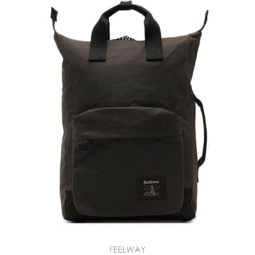 인더샵 Barbour 바버 그린 백팩