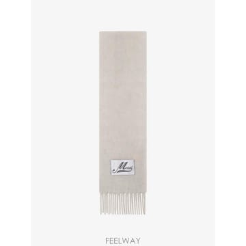 26 FW 마르니 로고 패치 프린지 스카프 SCMC0143Y1UTW918 TP457840485