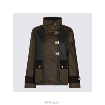 인더샵 Barbour 바버 그린 자켓