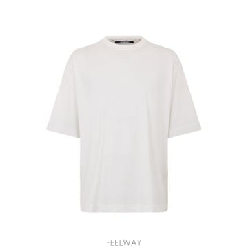 인더샵 JACQUEMUS 자크뮈스 화이트 반팔 티셔츠