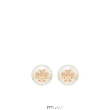 인더샵 Tory Burch 토리버치 화이트 귀걸이