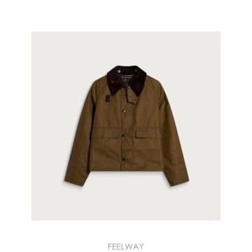 인더샵 Barbour 바버 베이지 자켓