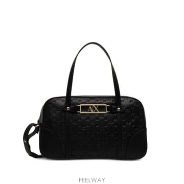 26 FW Armani Exchange 폴리 미디엄 엠보스드 로고 숄더 백 XW002610AF26970 TP