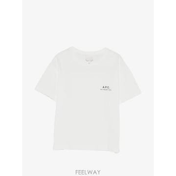 당일배송 아페쎄 로고 프린트 반소매 코튼 티셔츠