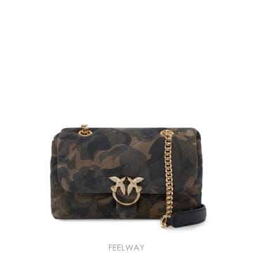 26 FW PINKO 카무플라주 프린트 퀼팅 숄더 백 100039A3LR TP459417040