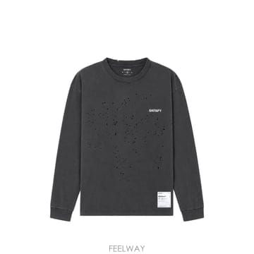 26 FW 새티스파이 모스테크 디스트레스드 긴소매 티셔츠 1107301A02 TP459428776