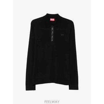 당일배송 디젤 K빌니우스 로고 패치 긴소매 폴로 셔츠
