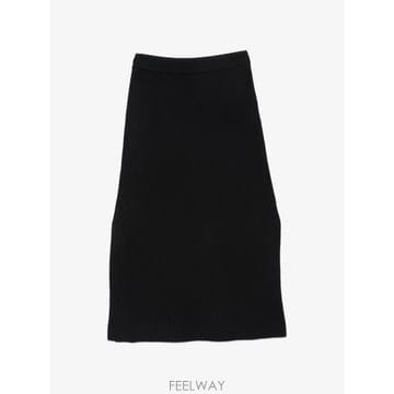 당일배송 아페쎄 long merino wool skirt