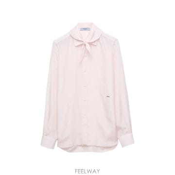 프라다 블라우스 화이트