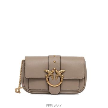 26 FW PINKO 러브 버드 레더 숄더 백 100061A0F1 TP459416366