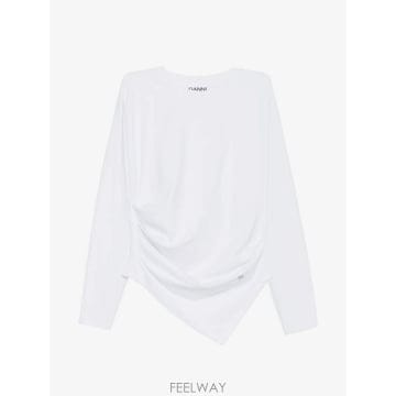 당일배송 가니 비대칭 드레이프 스웨터
