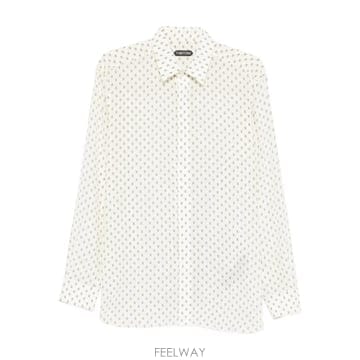 당일배송 톰포드 페이즐리 프린트 셔츠