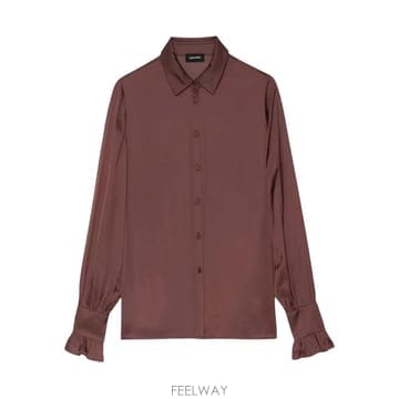 당일배송 쟈딕앤볼테르 러플 긴소매 탑