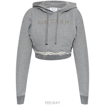 당일배송 Alexander McQueen 로고 자수 후디