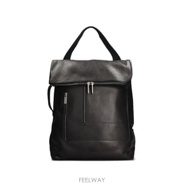 당일배송 릭오웬스 grained leather backpack