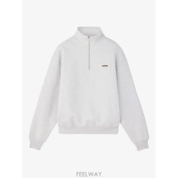 26 FW 쟈크뮈스 그로스 그레인 집업 코튼 스웨트셔츠 SSM00313AJ00174 TP457357014