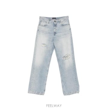 26 FW Haikure 디스트레스드 와이드 진 HEW03330DF106 TP457867539