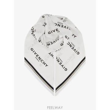 당일배송 지방시 맥시 섀도 로고 프린트 방도 스카프