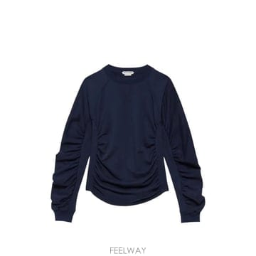당일배송 JW앤더슨 주름 래글런 소매 스웨트셔츠