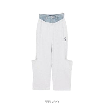 당일배송 알렉산더왕 pre style slashed sweatpant pants